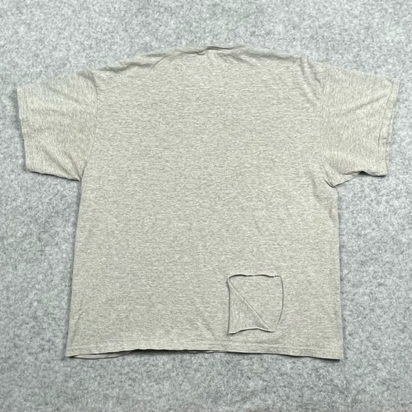 Vintage Nike T Shirt Mens Large Gray Boxy Crew Neck Short Sleeve T‎ Made In USA - Picture 8 of 9